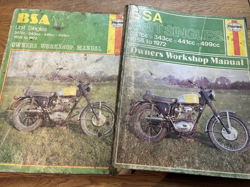 Haynes bsa motorcycle 247cc - bsa,