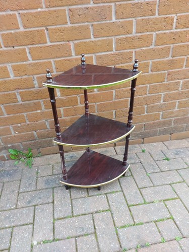 Whatnot corner unit - unit, stand