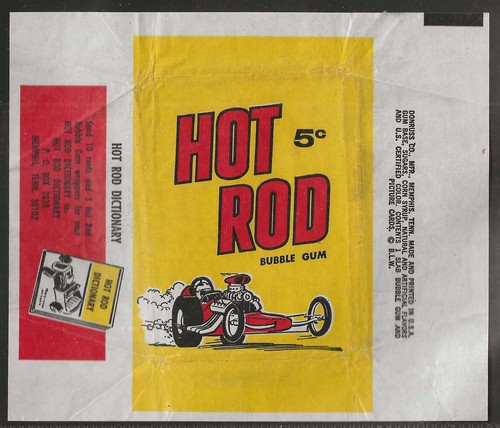 Donruss wrapper 021 hot rod - donruss,