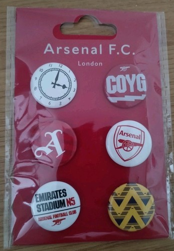 Arsenal set 6 button - arsenal,