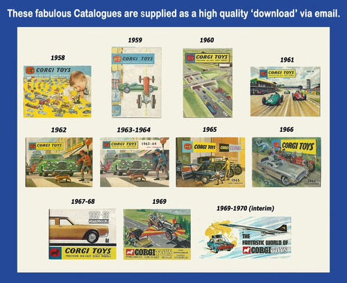 Corgi toys catalogues - corgi,