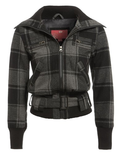 Womens wool jacket ladies coat - wool,