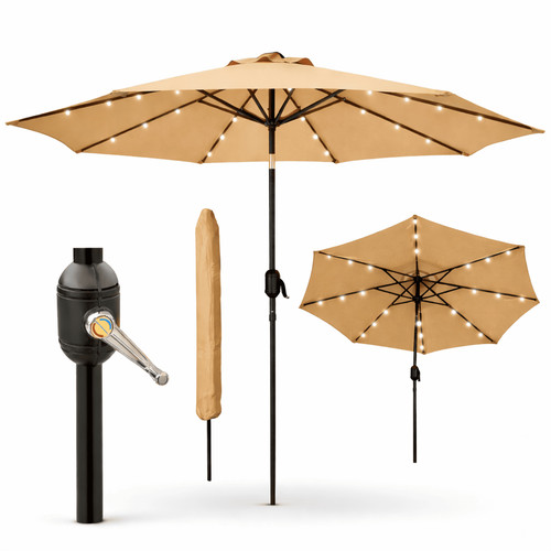 Garden parasol patio table - parasol,