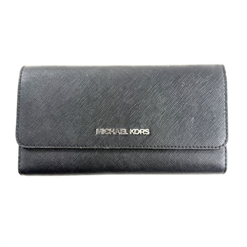 Michael kors black leather - black,
