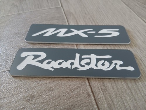 Mazda mx5 roadster badge - mazda, set