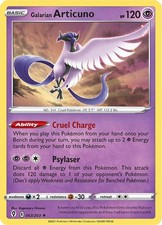 Galarian articuno holo - articuno, rare