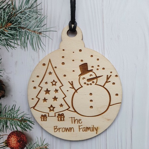 Personalised bauble christmas - personalised,