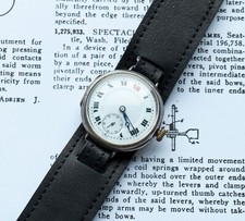 ELEGANT WWI Trench Watch Roman