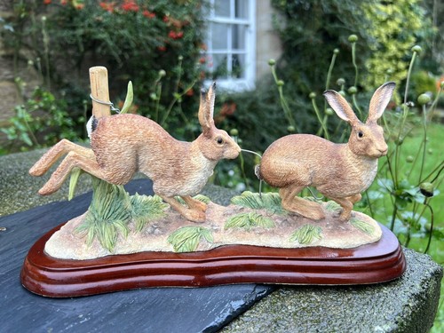 Border fine arts - fine, hares