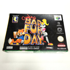 Conker's Bad Fur Day N64 / Nintendo 64 Game - (with OVP / Manual / CIB / PAL)