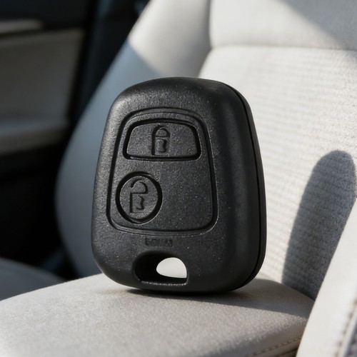 Button remote key fob case - button,