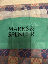 3 Large M&S Vintage Carrier Bags. Early 2000’s. A15.