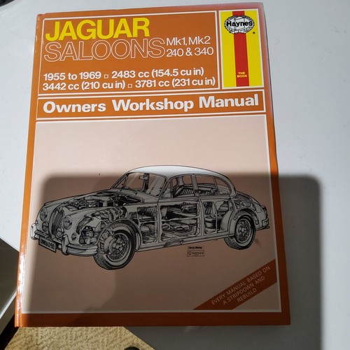 Haynes jaguar mk1 - jaguar, saloon