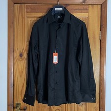 MAKROM Double Cuff Black Shirt