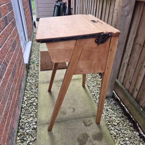Vintage wooden school - wooden,