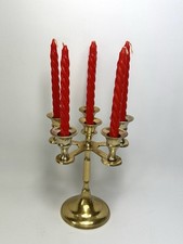 Small Vintage Brass Candelabra