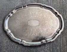 Francis Howard Sheffield EPN Silver Serving Tray 45cm Diameter