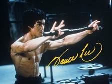 Bruce Lee Signed Autograph 6X4 PHOTO Pre Print Film