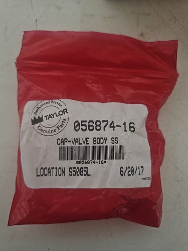 Taylor 056874 cap valve - 056874-16, cap,