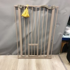 Savic Dog Pet Barrier Door Gate with Lockable Cat Door 107cm high