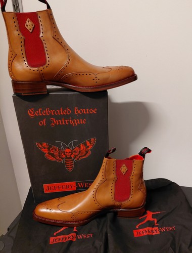 Jeffery west boots leather - west,