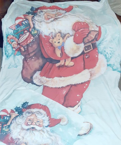 Christmas santa single duvet - santa,