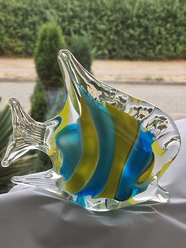 Vintage murano art glass fish - vintage,