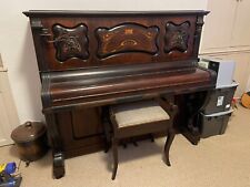 Arthur Allison Upright Iron Grand Piano, Overstrung Underdamped, Good Condition
