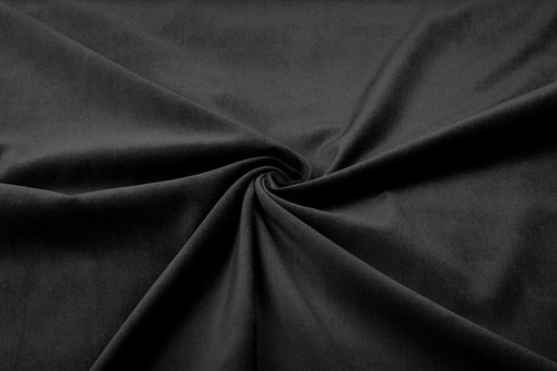 Black decor velvet fabric - velvet,