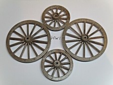 Moulded Wood Effect Plastic Wheels for Coach/Cart or Wagon. New.