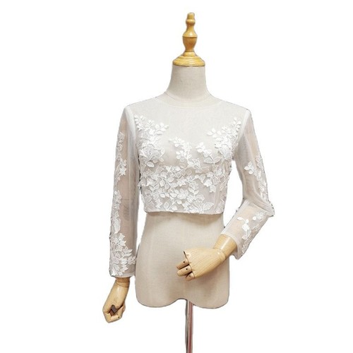 Wedding jacket lace appliques - lace,