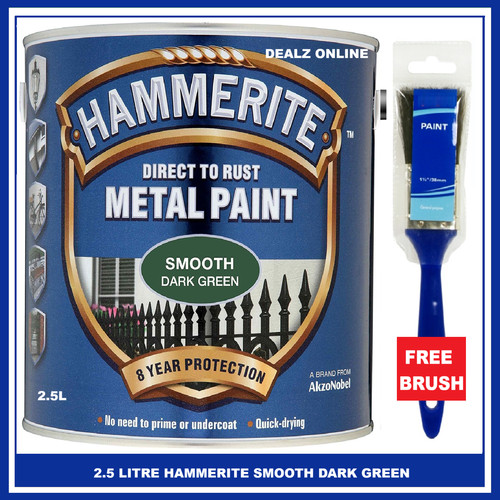 Hammerite smooth dark - smooth, green