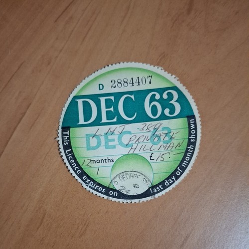 Collectable genuine 1963 dec - collectable,