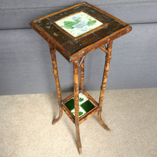 Antique victorian tiger bamboo - antique,