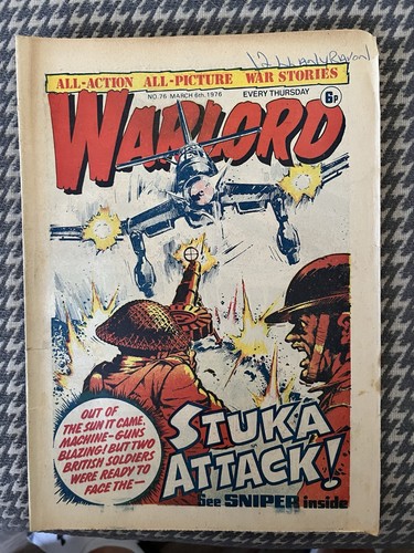 Warlord comic march 6th - warlord,