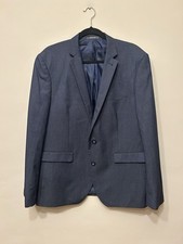 Navy Blue Single Breasted Suit