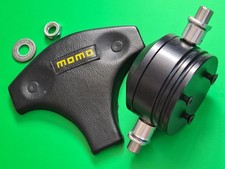 Caterham Lotus Seven Quick Release Steering Wheel Boss Kit & Momo Centre Pad