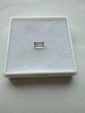 Watermelon Tourmaline Baguette: Natural Bi-Color Gemstone (0.55ct)