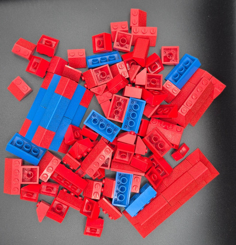 Vintage lego 1970s - roof, tiles