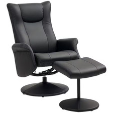 Swivel PU Leather Recliner