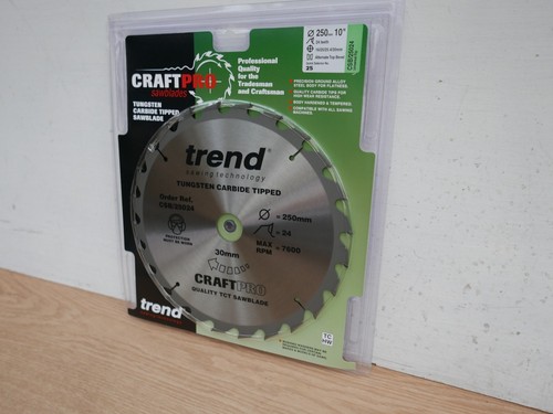 Trend 250mm 24t - 24t, table