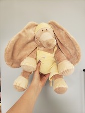 noukies Noukie Palm Tree elephant Soft Toy Comforter Yellow