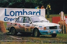 SKODA CAR No.31, LOMBARD R.A.C. RALLY, COLOR PHOTOGRAPH.