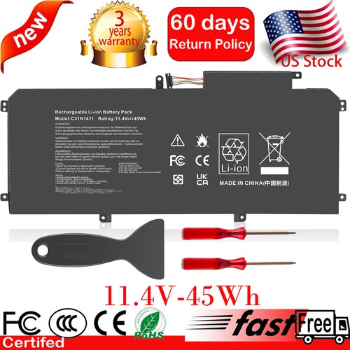 C31n1411 battery for asus - c31n1411,