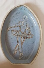 art studio pottery dish with a