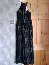 New Lipsy Metallic Halter