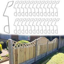 50xFence Panel Clips Anti