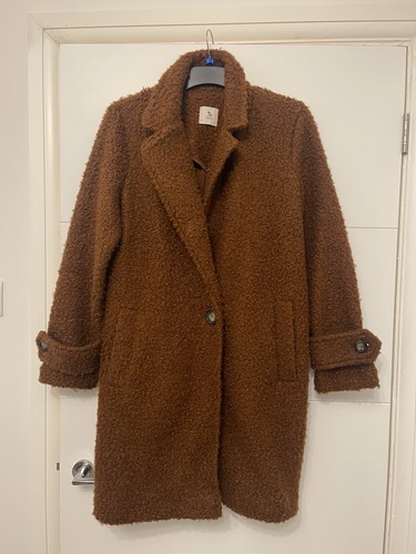 Ladies brown long - long, coat