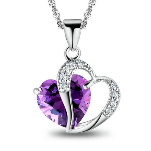Women silver necklace chain - silver,
