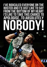 CONOR MCGREGOR POSTER UFC 205
